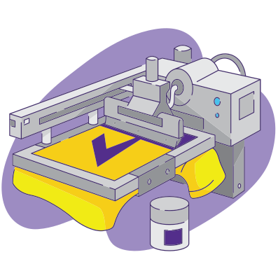 Custom screen printing